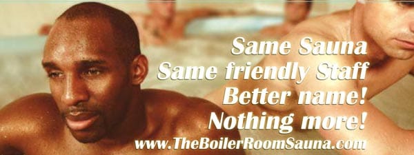 Hove sauna rebrands as ‘The Boiler Room’