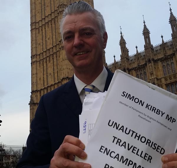 Kirby calls for quick action on Rottingdean unauthorised traveller encampment