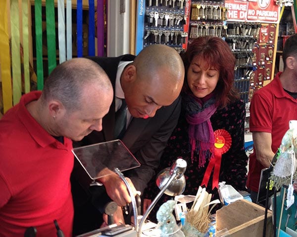 Shadow Business Secretary visits Brighton