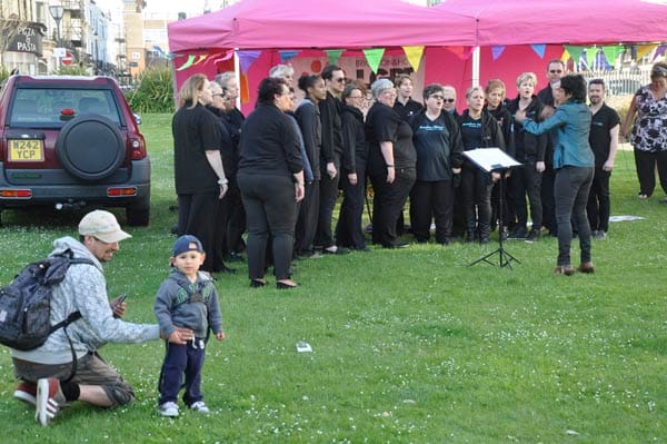 Local poet captivates audience at Brighton and Hove IDAHOBiT