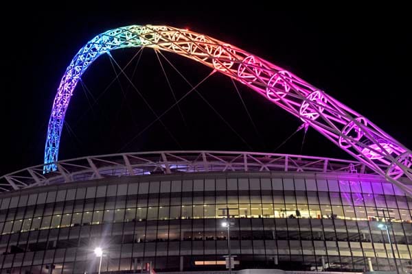 London landmarks to be lit up in rainbow colours