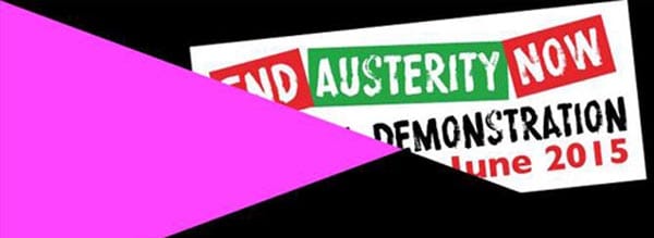 Queer Bloc at London Anti Austerity march