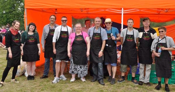 Lunch Positive feed LGBT choirs visiting the city