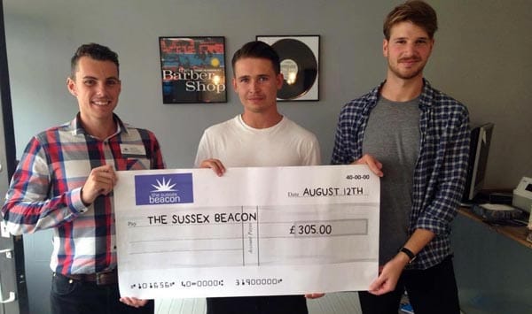 Kemptown Barbers raise money for HIV charity