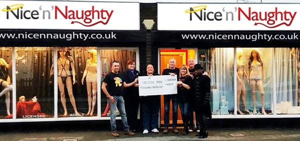 Nice ‘N’ Naughty honour friend at Chester Pride