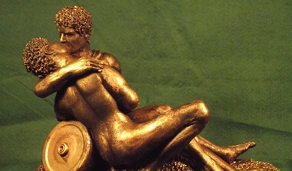 Gay Art Sculpture exhibition during LGBT History Project in Cornwall