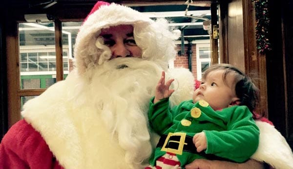 Gscene Santa visits Rainbow Families