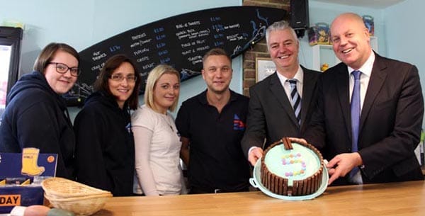 Brighton Kemptown MP starts New Year with a splash!