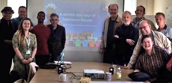 Lunch Positive volunteers trained in substance misuse awareness