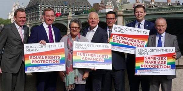 30 LGBTI MPs and Peers call for Britain to stay in the EU