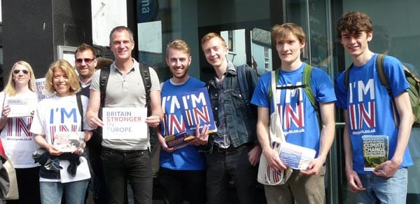 Campaigners claim young people have a brighter future in Europe