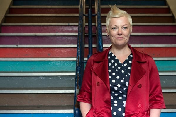 Elly Barnes receives the MBE