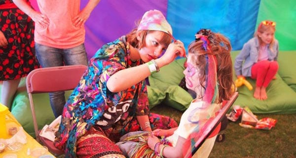 Rainbow fun at Pride’s family diversity area