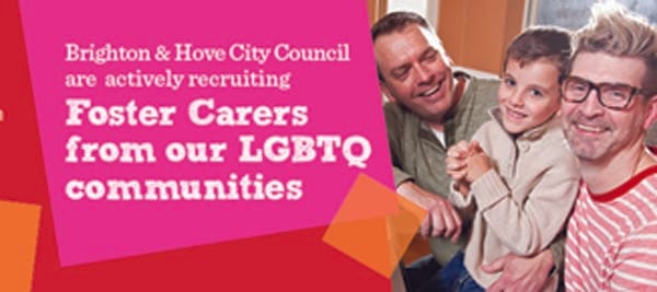 Brighton Council recruiting LGBTQ foster carers