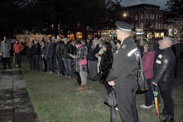 Brighton marks ‘Hate Crime Awareness Week’ at Old Steine vigil