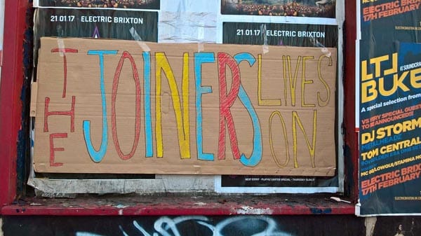 Campaigners protest two year closure of the Joiners Arms