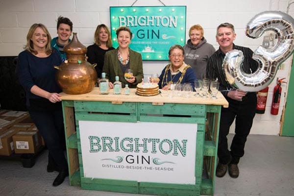 Mayor helps Brighton Gin celebrate third birthday