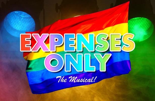 Tonight at B RIGHT ON LGBT Community Festival: Expenses Only The Musical! – World Premier.