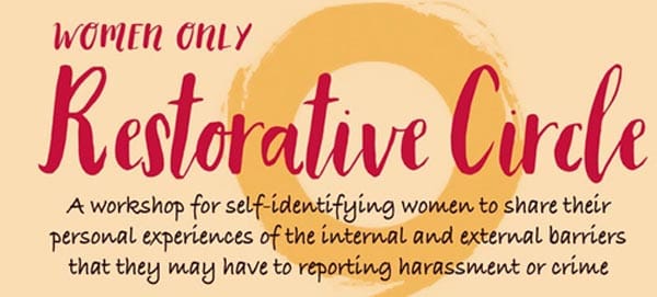 B RIGHT ON LGBT Community Festival: Women only Restorative Circle