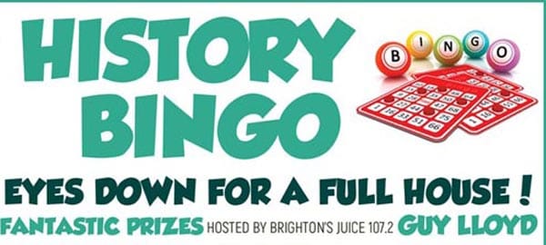 Today at B RIGHT ON LGBT Community Festival: LGBT History Bingo – With Guy Lloyd from Juice 107.2