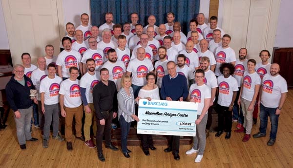 Brighton Gay Men’s Chorus raise over £1,000 for local cancer support centre
