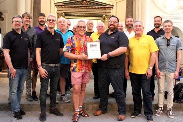 Actually chorus raise £1,445.80 for Rainbow Fund