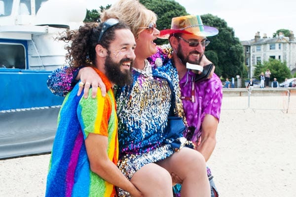 Miss Jason, the Hover hostess with the mostess today at Isle Of Wight Pride!