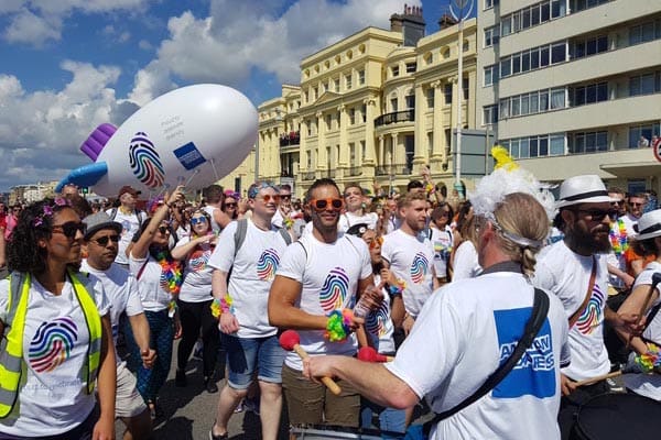 American Express supports the Community Village at Brighton Pride 2018
