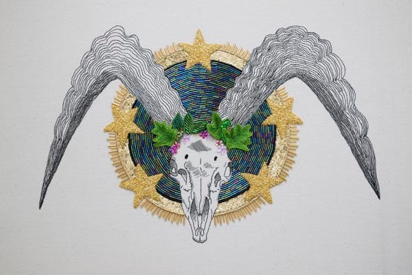 PREVIEW: Queen of Embroidery ‘Mother Eagle’ Solo Show at BRUSH Gallery