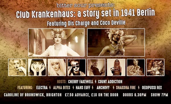 PREVIEW: Club Krankenhaus @Caroline of Brunswick