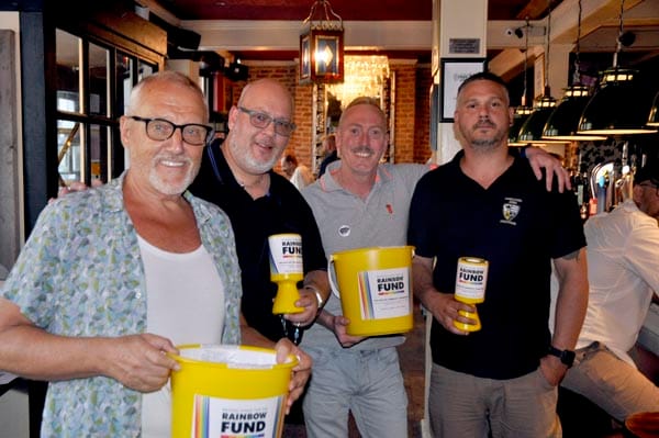 New shakers and buckets for Rainbow Fund
