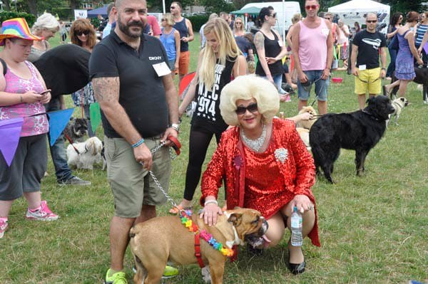 Re-scheduled Brighton Pride dog show today – Sunday, October 14