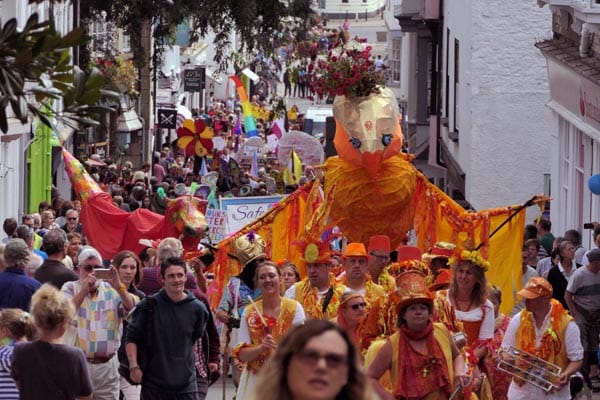 Over 1000 march to support Totnes Pride in Devon