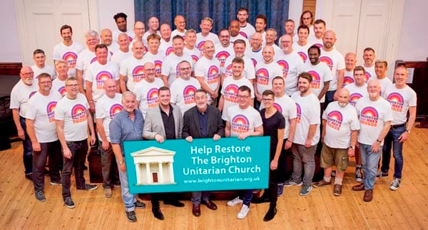 Brighton Gay Men’s Chorus support Unitarian Church