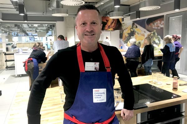 Lunch Positive volunteer takes part in first Tesco Community Cookery School