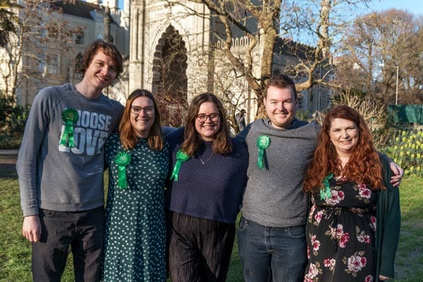 Greens announce team of young candidates for local council elections