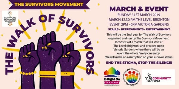 Today at B RIGHT ON LGBT+ Community Festival: Walk of Survivors