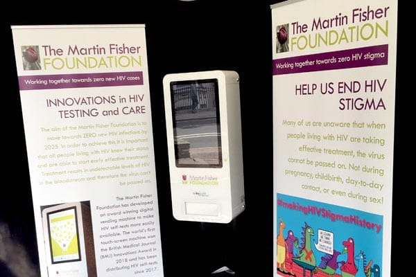 Mobile digital vending machine distributing HIV self-tests launches at B RIGHT ON LGBT+ Community Festival