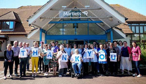 Martlets thanks its 500 volunteers as part of Volunteers Week 2019