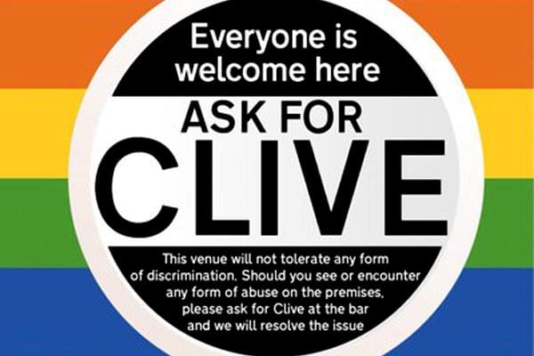 Help stop homophobia and transphobia – #Ask For Clive!