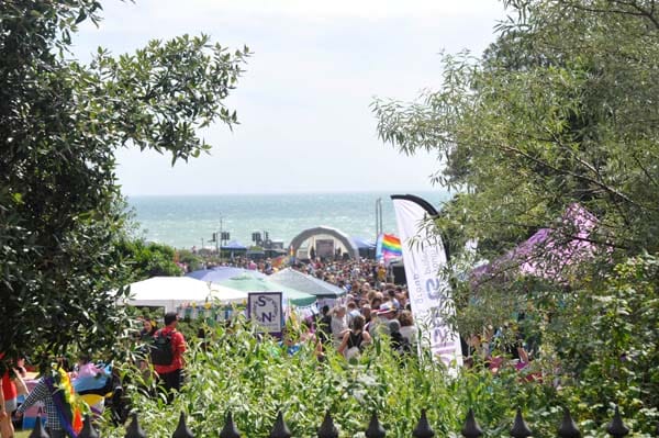 Sun shines down on Trans Pride Brighton 2019, eventually!