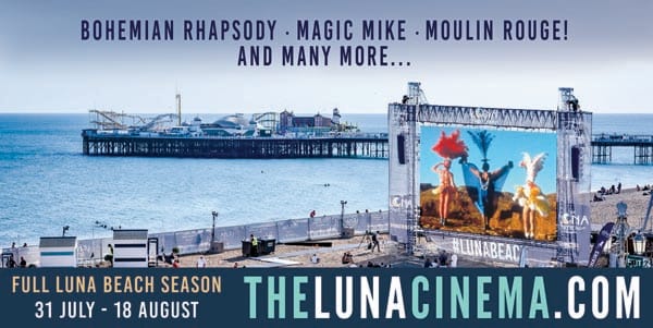 Luna Cinema announces films for 2019 beach season