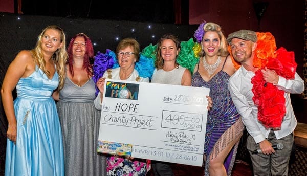 Worthing Pride raise £500 for HOPE Charity Project