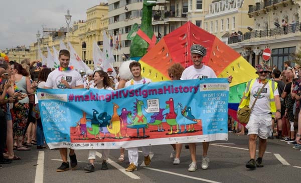 PICTURE DIARIES: Community groups and charities march on Brighton Pride Parade