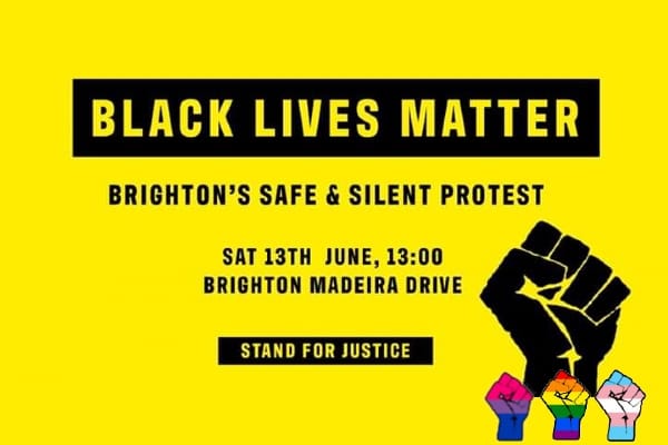 Black Lives Matter protest event Brighton seafront,  tomorrow
