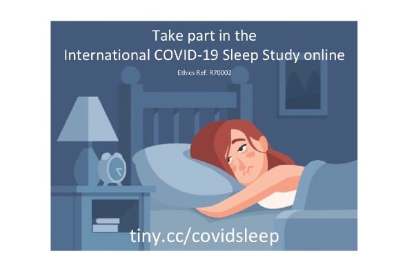 International study on Covid-19’s effects on sleep