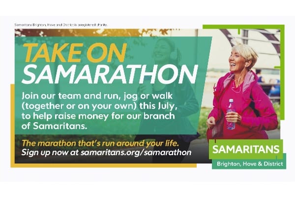 Run, jog or walk for city Samaritans