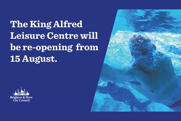 King Alfred Leisure Centre to re-open on Saturday, August 15