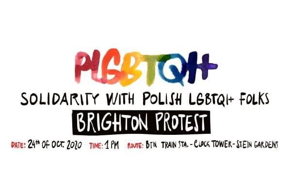 March in Solidarity with Polish LGBTQ+ people this Saturday, October 24
