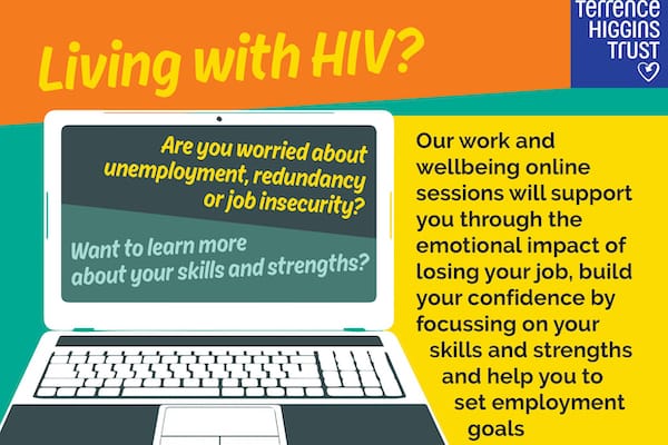 New work & wellbeing online THT sessions from October 7